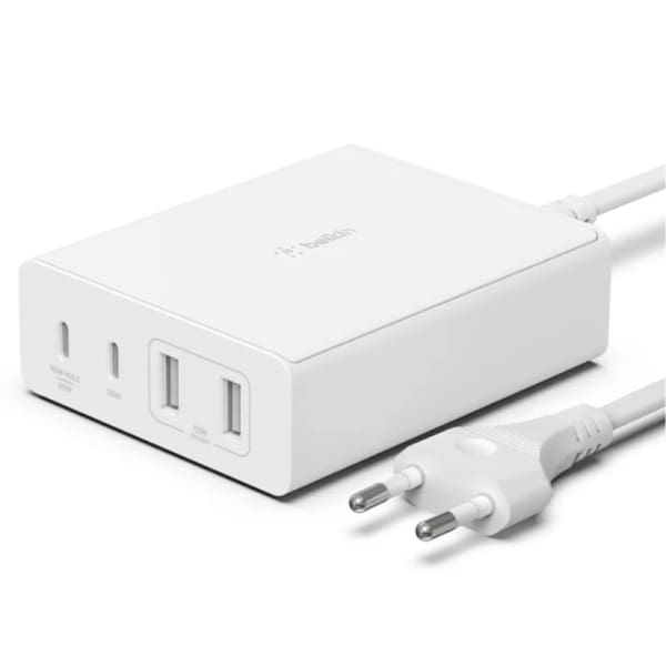 Adaptateur station D’accueil Pc Portable Belkin 108 w 4 Ports – Blanc (WCH010vfWH) Adaptateur station D’accueil Pc Portable Belkin 108 w 4 Ports – Blanc (WCH010vfWH)